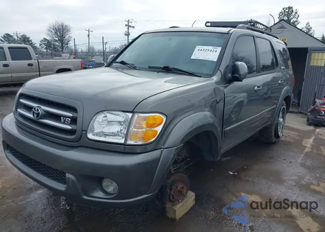 2004 Toyota Sequoia Limited из США, поврежденный, VIN 5TDZT38A84S36010